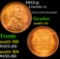 1912-p Lincoln Cent 1c Grades GEM Unc RB