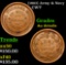 (1863) Army & Navy Civil War Token 1c Grades AU Details