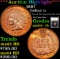 ***Auction Highlight*** 1887 Indian Cent 1c Graded Choice+ Unc RB By USCG (fc)