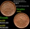 1863 Exclusive Trade In Groceries F-MI-525-6-4A R5 Civil War Token 1c Grades Choice AU