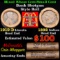 Mixed small cents 1c orig shotgun roll, 1919-d Wheat Cent, 1892 Indian cent other end, McDonalds Wra