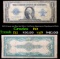 1923 $1 large size Blue Seal Silver Certificate, Signatures of Speelman & White Grades f, fine