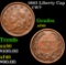 1863 Liberty Cap Civil War Token 1c Grades xf+
