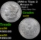 1886-o Vam 2 Morgan Dollar $1 Grades Choice AU/BU Slider