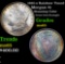 1885-o Rainbow Toned Morgan Dollar $1 Grades GEM Unc