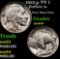 1913-p TY I Buffalo Nickel 5c Grades Choice+ Unc