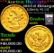 ***Auction Highlight*** 1852-d Delanga Gold Liberty Quarter Eagle $2 1/2 Graded Select Unc By USCG (