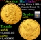 ***Auction Highlight*** 1834-p Plain 4 HM-1 Classic Head Half Eagle Gold 5 Graded au55 By SEGS (fc)