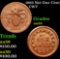 1863 Not One Cent Civil War Token 1c Grades Choice AU