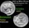 1967-p Mint Error Washington Quarter 25c Grades Choice Unc