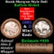Buffalo Nickel Shotgun Roll in Old Bank Style 'AUTOMAT Horn & Hardart' Wrapper 1920 & d Mint Ends