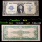 1923 $1 large size Blue Seal Silver Certificate, Signatures of Speelman & White Grades f, fine