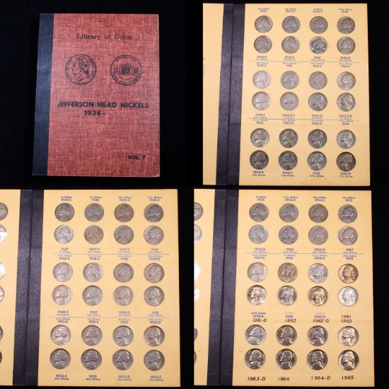 Complete Jefferson Nickel Book 1938-1965 72 coins