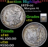 ***Auction Highlight*** 1879-cc Morgan Dollar $1 Graded vf35 By SEGS (fc)