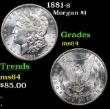 1881-s Morgan Dollar $1 Grades Choice Unc