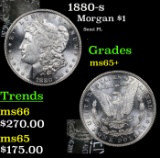1880-s Morgan Dollar $1 Grades GEM+ Unc