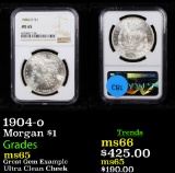 NGC 1904-o Morgan Dollar $1 Graded ms65 By NGC