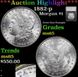 ***Auction Highlight*** 1882-p Morgan Dollar $1 Graded ms65 By SEGS (fc)