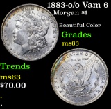 1883-o /o Vam 6 Morgan Dollar $1 Grades Select Unc