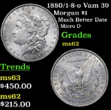 1880/1-8-o Vam 39 Morgan Dollar $1 Grades Select Unc