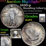 ***Auction Highlight*** 1920-p Standing Liberty Quarter 25c Graded ms65 By SEGS (fc)