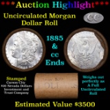 ***Auction Highlight*** 1885 & CC Uncirculated Morgan Dollar Shotgun Roll (fc)