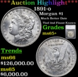 ***Auction Highlight*** 1891-o Morgan Dollar $1 Graded ms65+ By SEGS (fc)