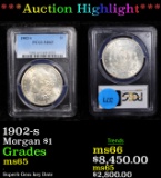 ***Auction Highlight*** PCGS 1902-s Morgan Dollar $1 Graded ms65 By PCGS (fc)