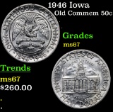1946 Iowa Old Commem Half Dollar 50c Grades GEM++ Unc
