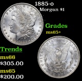 1885-o Morgan Dollar $1 Grades GEM+ Unc