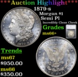 ***Auction Highlight*** 1879-s Morgan Dollar $1 Graded ms66+ By SEGS (fc)