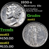 1930-s Mercury Dime 10c Grades Select Unc