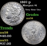 1897-s Morgan Dollar $1 Grades Choice AU/BU Slider