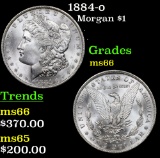 1884-o Morgan Dollar $1 Grades GEM+ Unc
