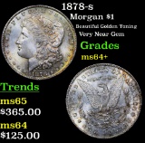 1878-s Morgan Dollar $1 Grades Choice+ Unc