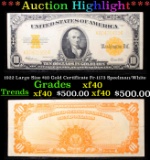 ***Auction Highlight*** 1922 Large Size $10 Gold Certificate Fr-1173 Speelman/White Grades xf (fc)