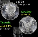1879-s Morgan Dollar $1 Grades Choice Unc PL