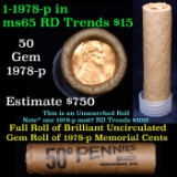 Shotgun Lincoln 1c roll, 1978-p 50 pcs Brandt Wrapper