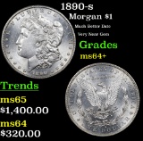 ***Auction Highlight*** 1890-s Morgan Dollar $1 Grades Choice+ Unc (fc)