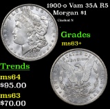 1900-o Vam 35A R5 Morgan Dollar $1 Grades Select+ Unc