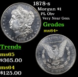 1878-s Morgan Dollar $1 Grades Choice+ Unc