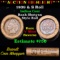 Indian cent 1c orig roll, 1909 end S other end