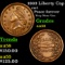 1863 Liberty Cap Civil War Token 1c Grades Choice AU/BU Slider
