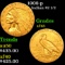 1908-p Gold Indian Quarter Eagle $2 1/2 Grades xf+