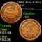 (1863) Army & Navy Civil War Token 1c Grades vf++