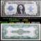 1923 $1 large size Blue Seal Silver Certificate, Signatures of Speelman & White Fr-239 Grades vf++