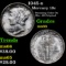 1945-s Mercury Dime 10c Grades GEM+ Unc