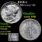 1938-s Mercury Dime 10c Grades Choice Unc FSB