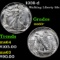 1939-d Walking Liberty Half Dollar 50c Grades Select+ Unc