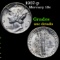 1937-p Mercury Dime 10c Grades Unc Details